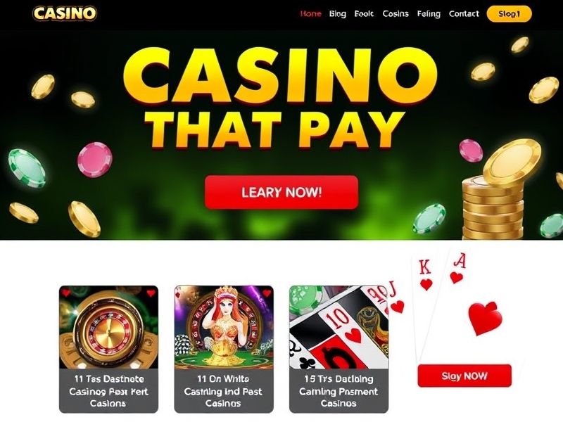 Discover top-rated online casinos that pay real cash. Explore trustworthy platforms, game variety, and secure payment options for real money gambling. Compare bonuses and payout speeds.